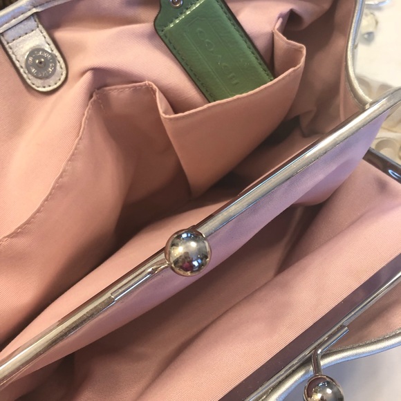 Colorful COACH Medium Tote Handbag - Picture 6 of 7